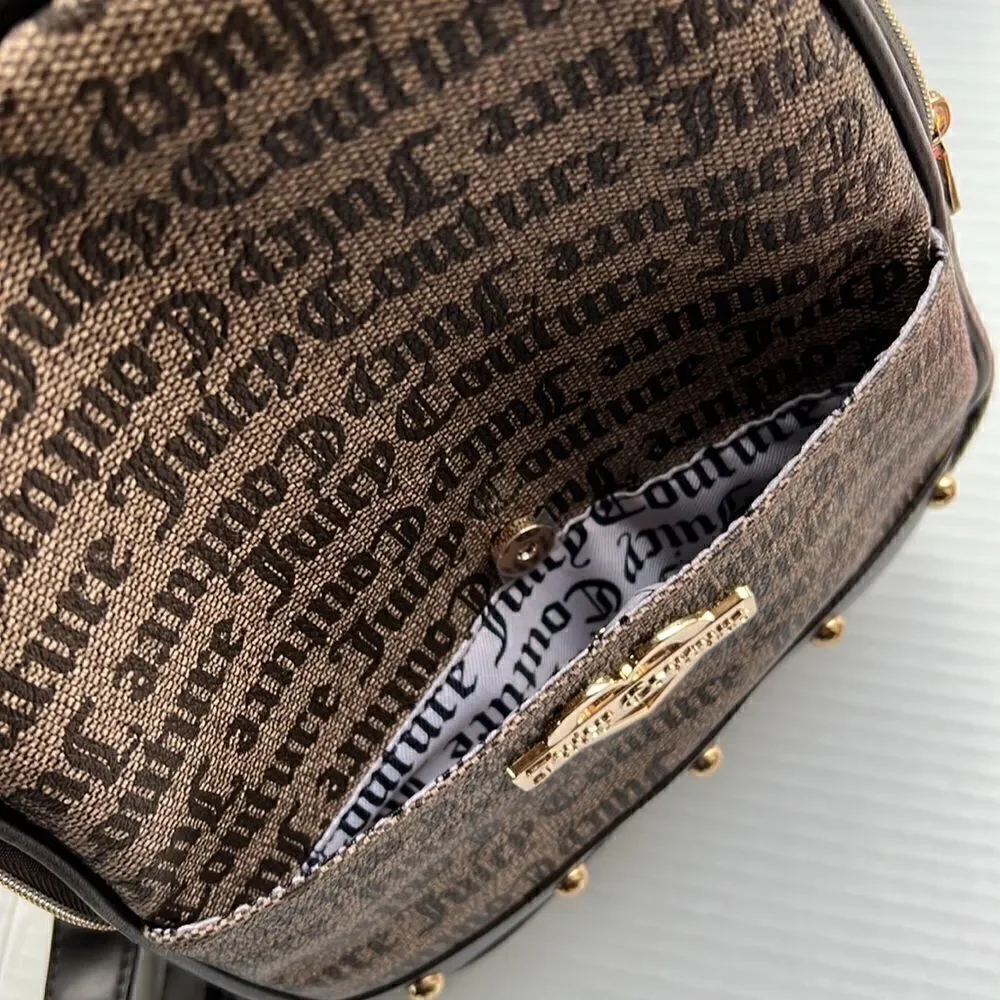Juicy Couture Glam Backpack & Wallet in Brown